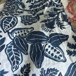 Pottery barn King, California king duvet cover, and two standard shams